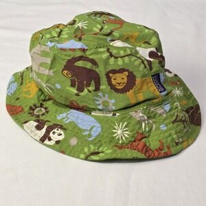 Patagonia Infant/toddler Sun Hat - Reversible - Green